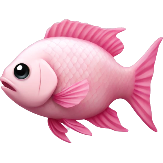 Light pink fish emoji