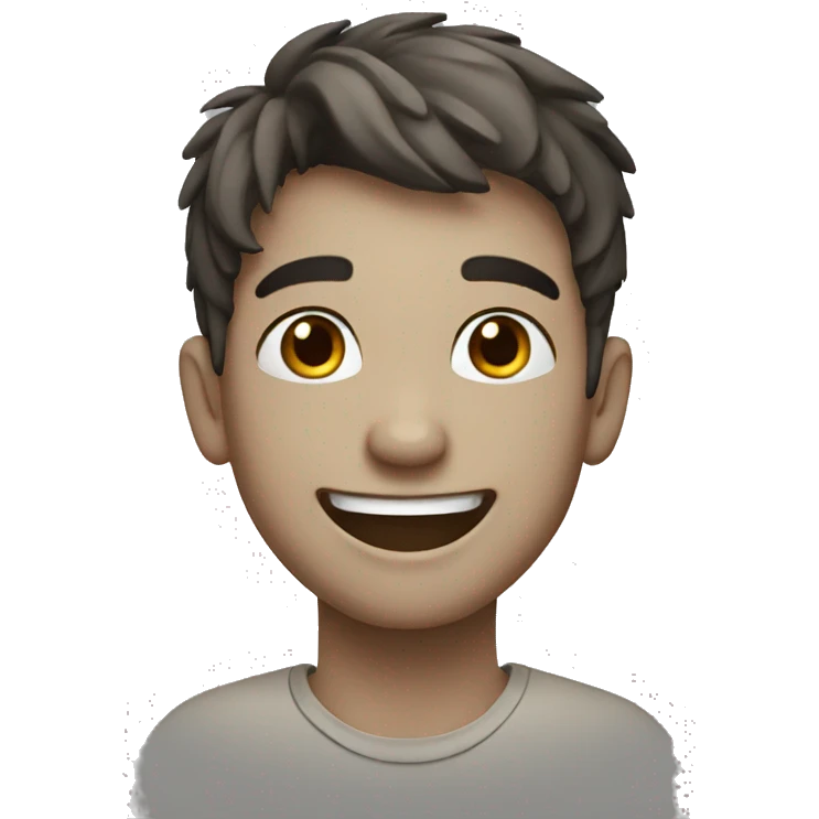 cheerful boy emoji