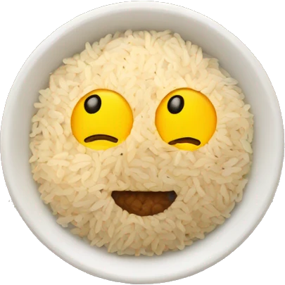 rice biryani with toping emoji