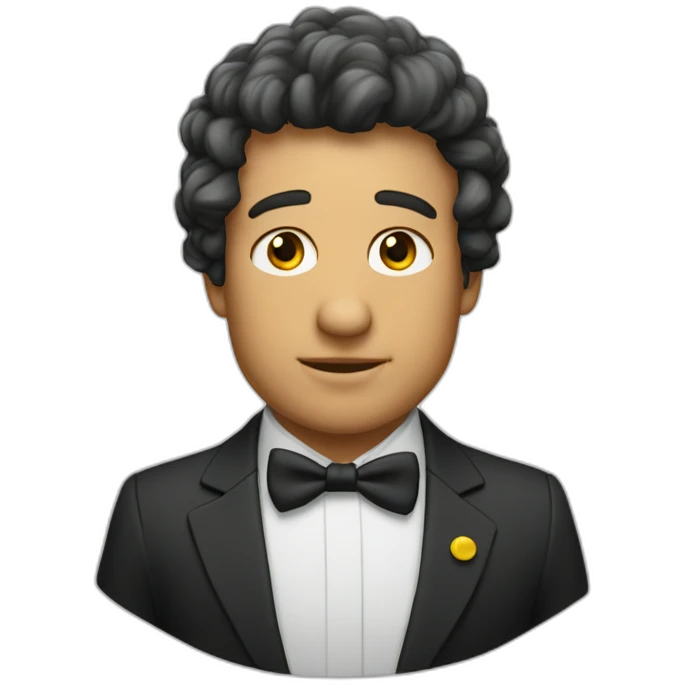 John Mc enroe avec son bandeau jaune dans les cheveux emoji