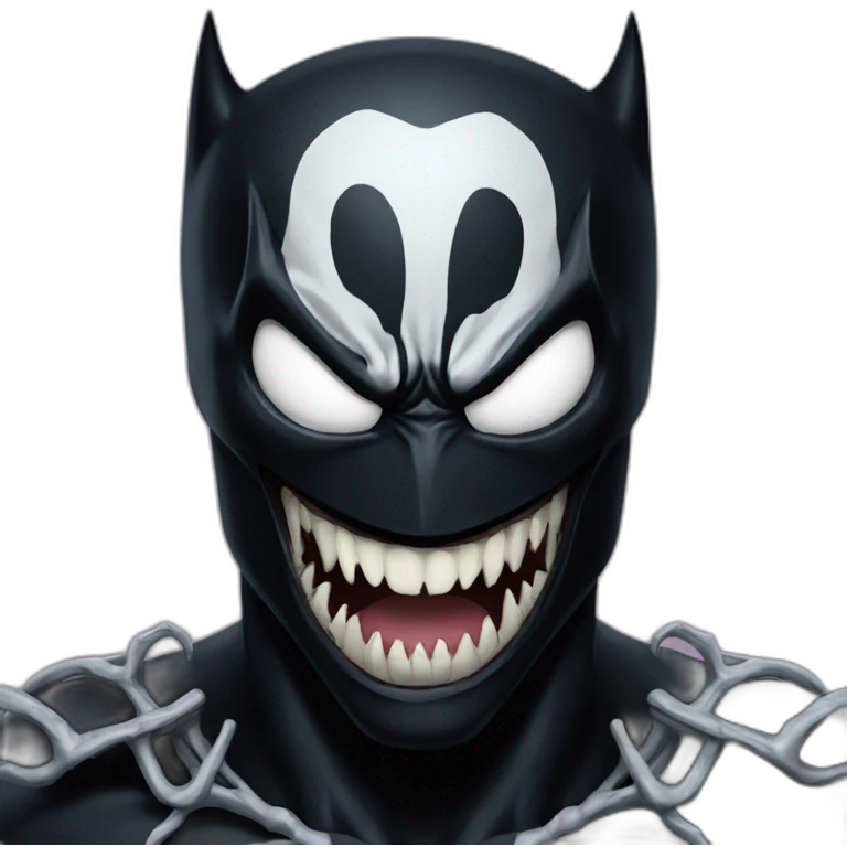 Venom Symbiote batman emoji