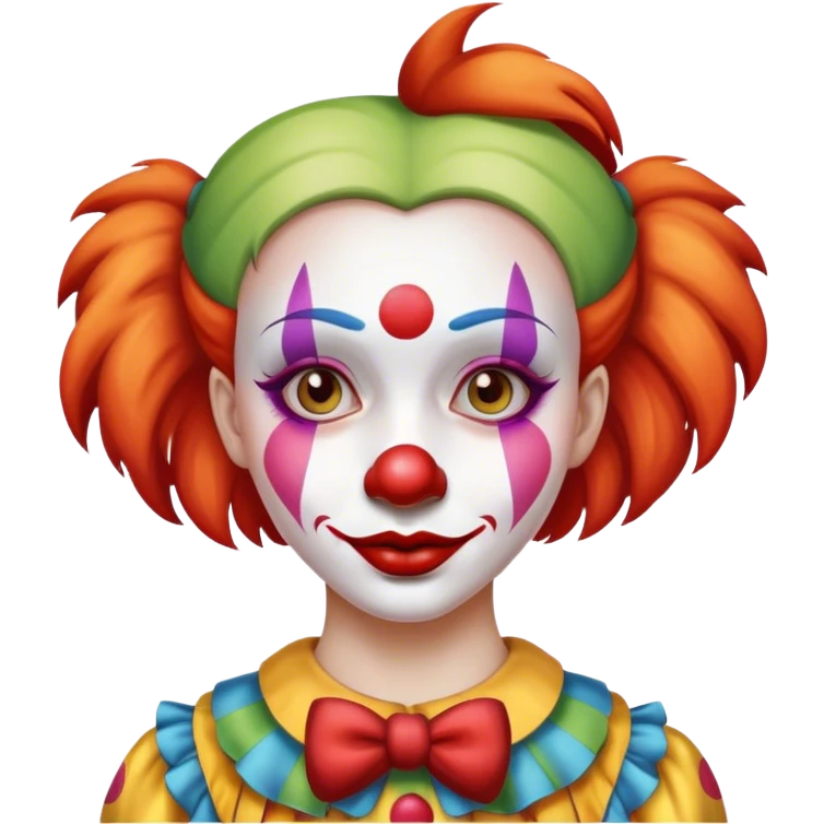 Garota palhaça emoji