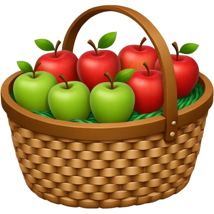 clean simple bag orr cart like apples basket emoji emoji