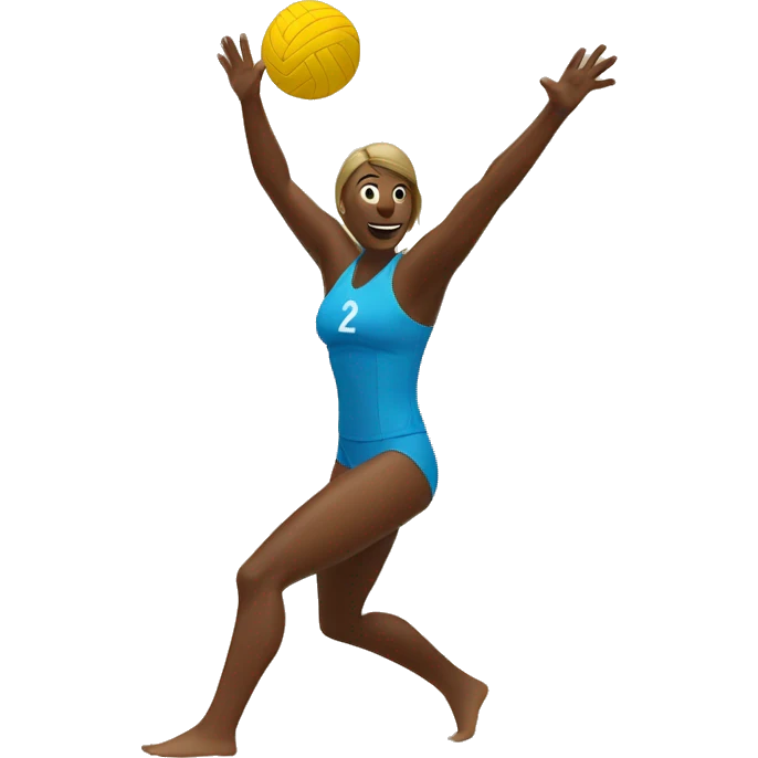 beach volleyball serve emoji