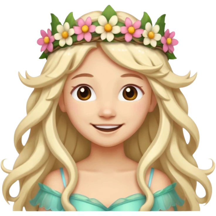 féé souriante emoji