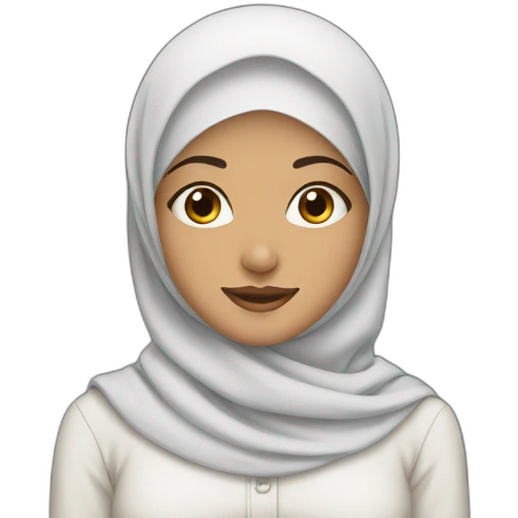 Muslim girl hijab  emoji