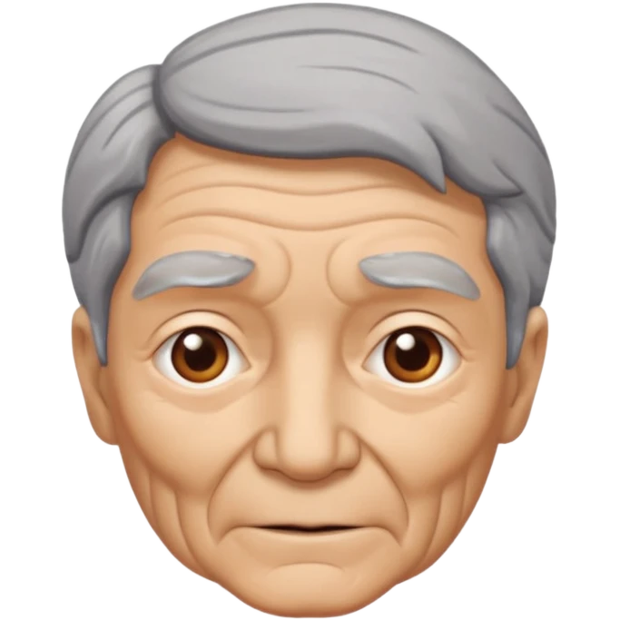 Iron elderly emoji