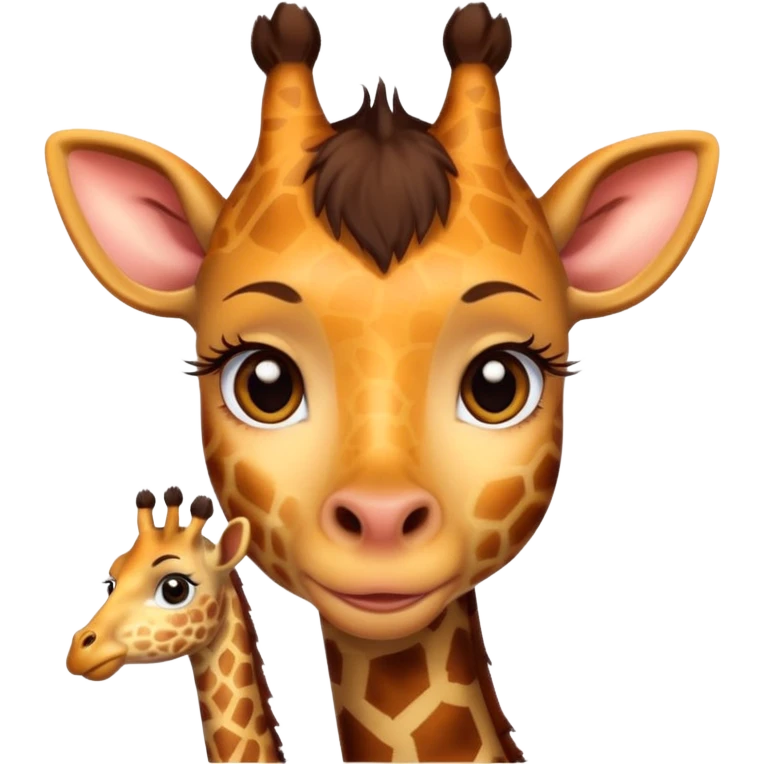 Woman with a giraffe neck  emoji