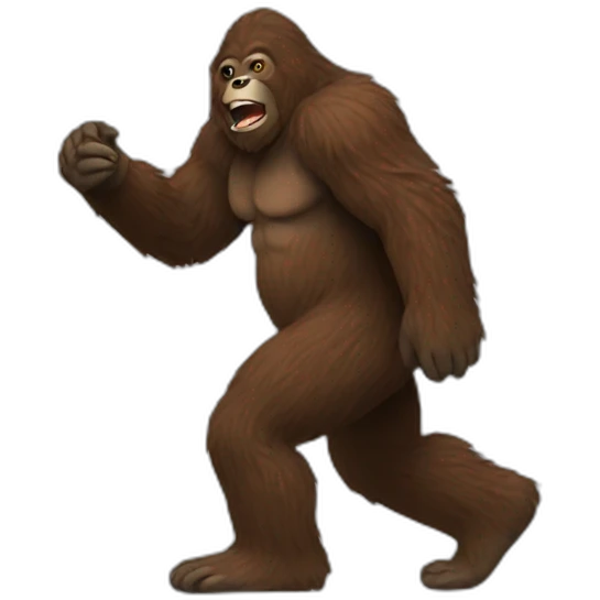 Bigfoot emoji