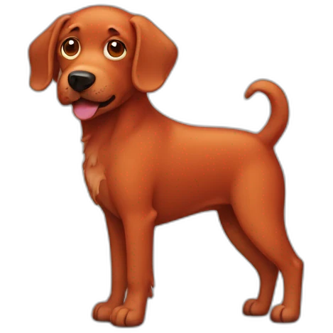 red dog emoji