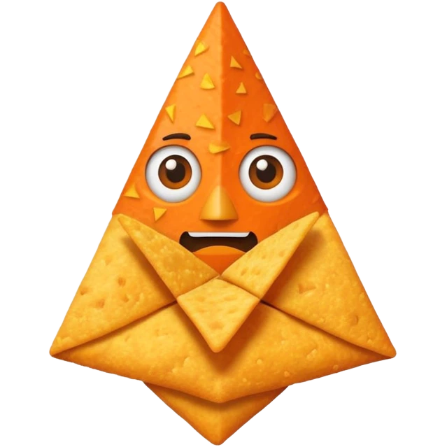 Dorito wearing a shirt emoji