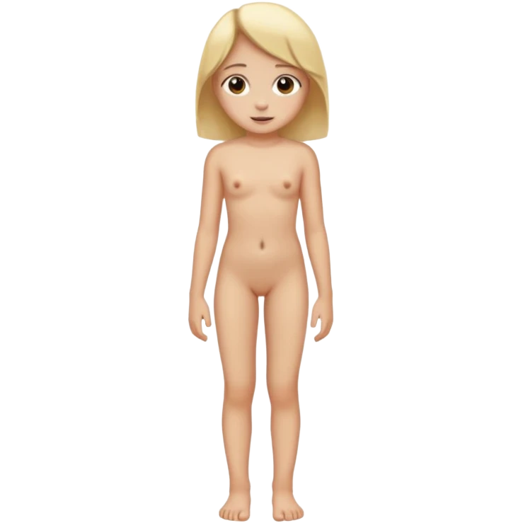 13 year old girl standing naked emoji