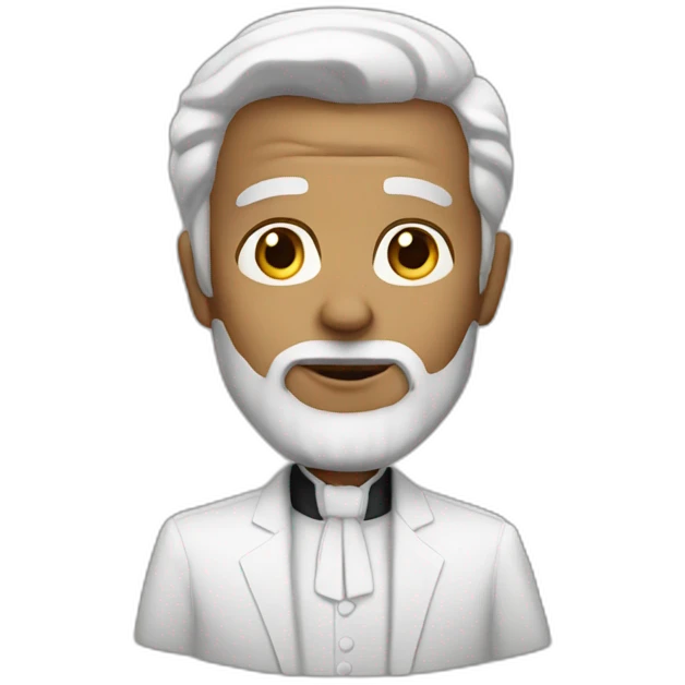 white Preacher emoji