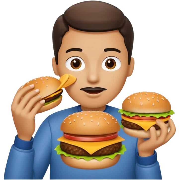 oiendo amburgesa emoji