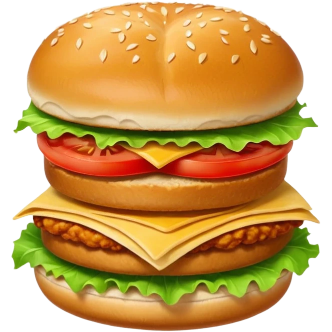 Spicy stacked chicken sandwich emoji