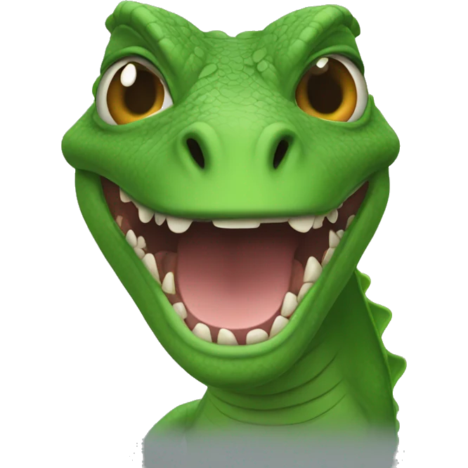 Freaky lizzard emoji
