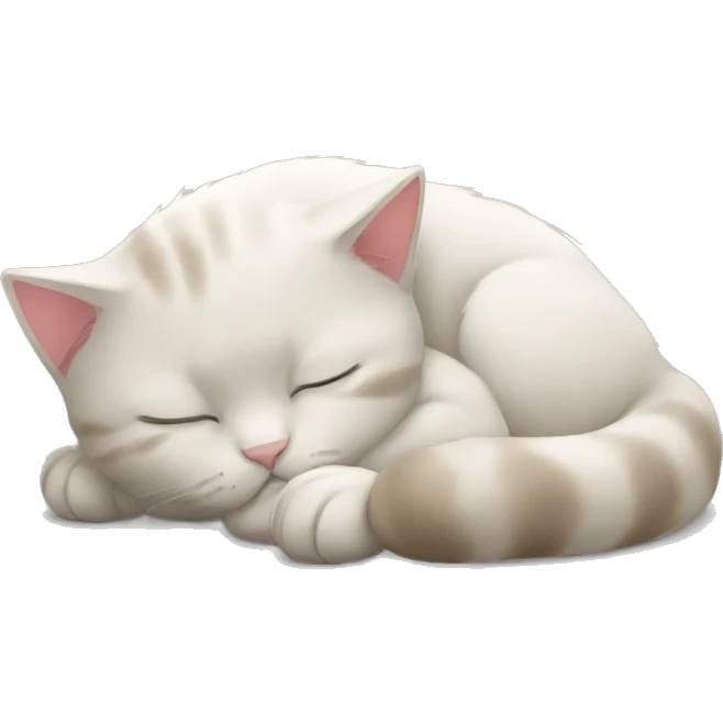 Cat sleep emoji