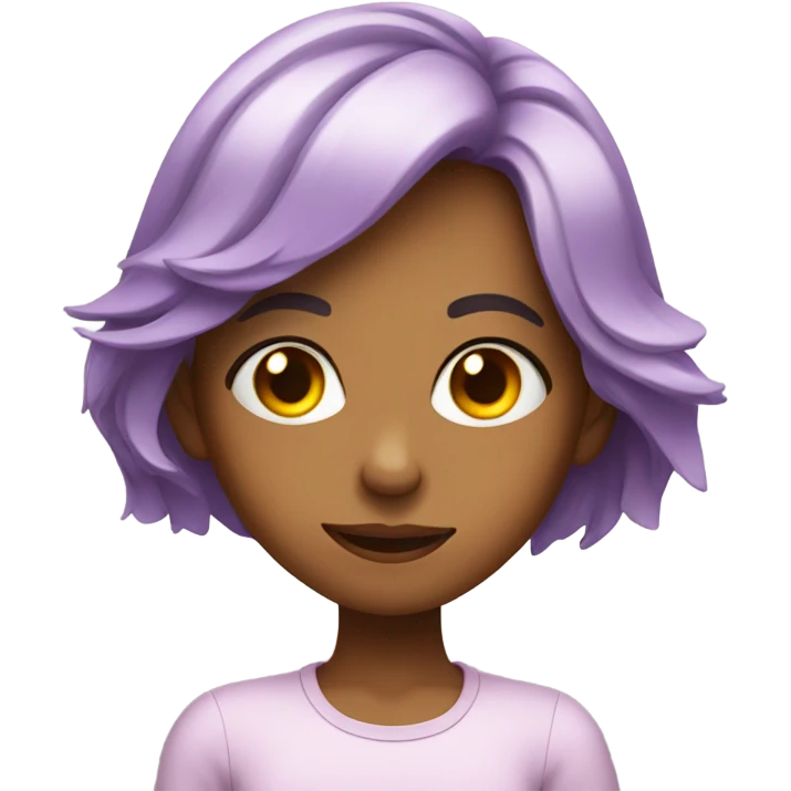 A girl with a smirk and eye roll emoji