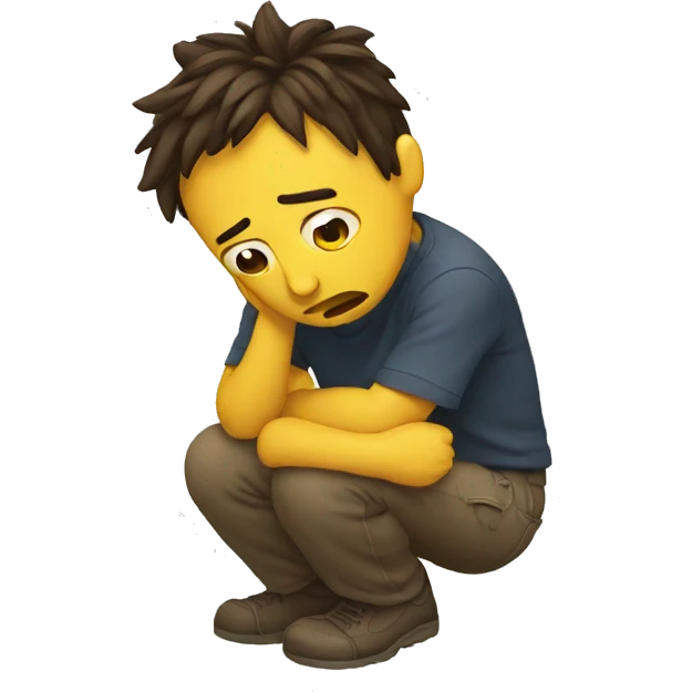 Hiding pain emoji