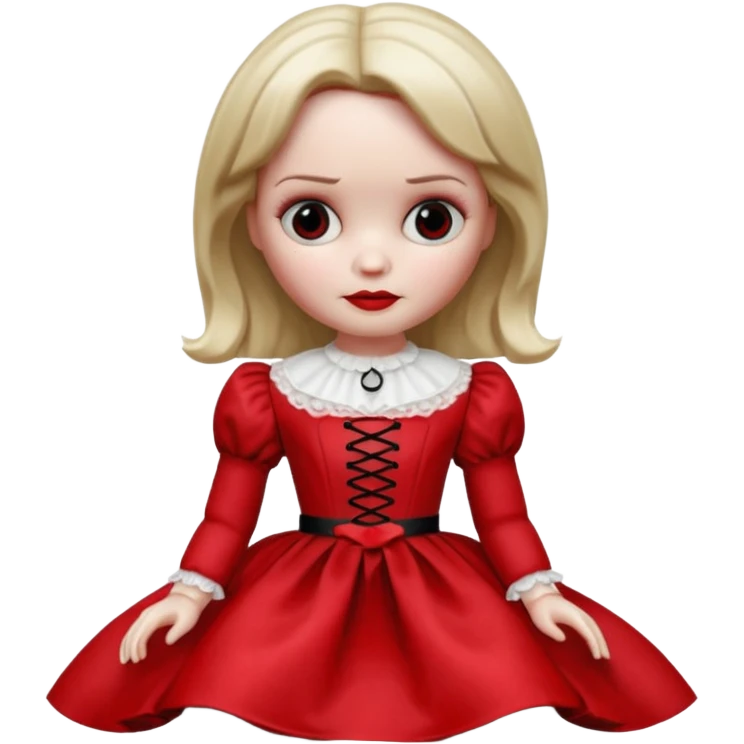 Annabelle doll from The Conjuring movie emoji