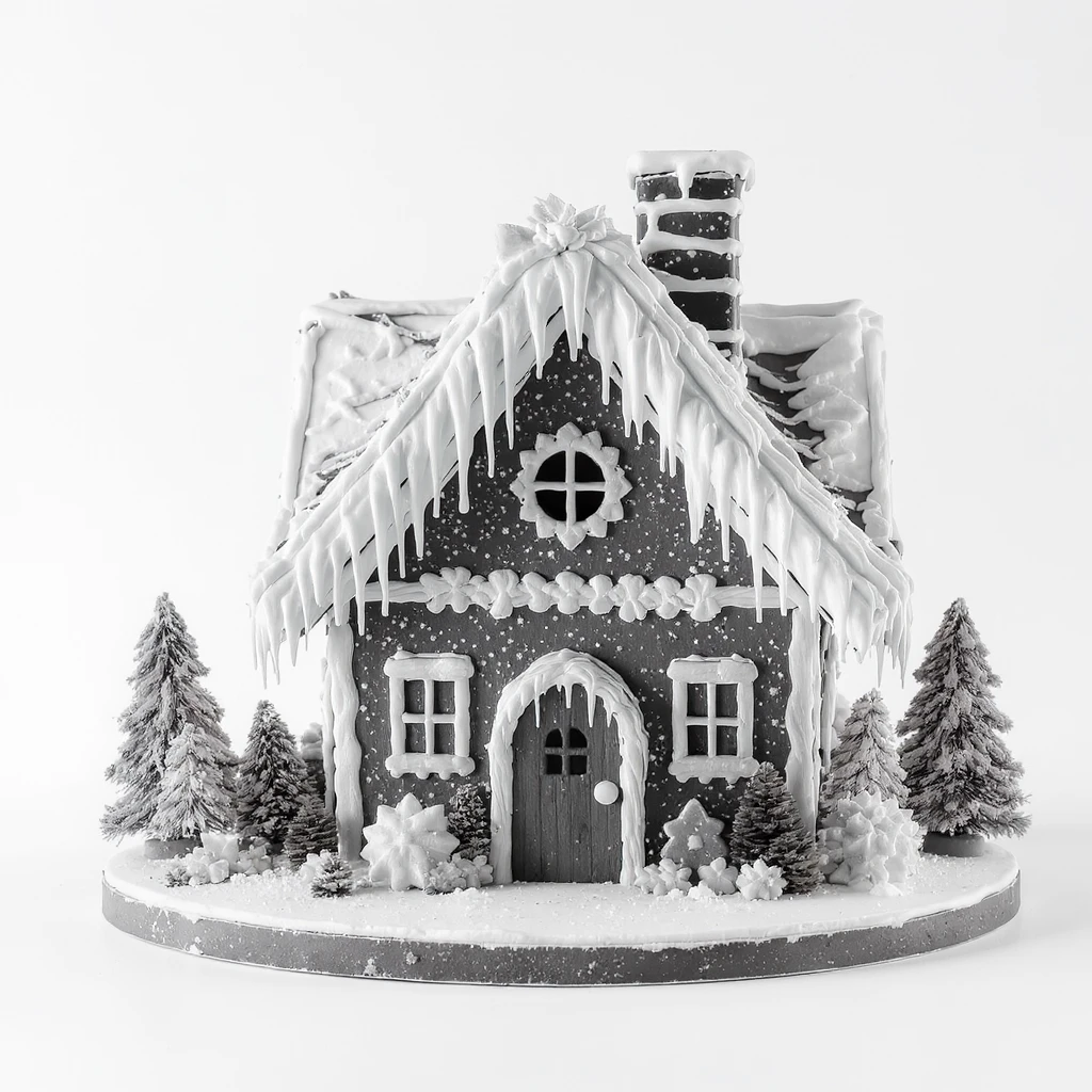 gingerbread house emoji