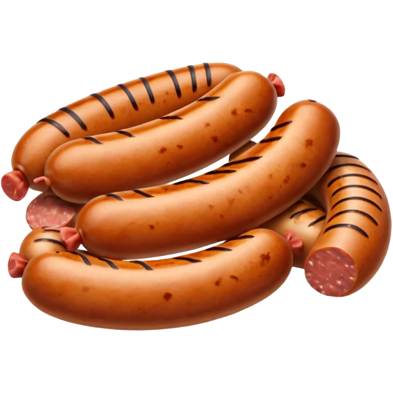 sausages cutted in litte slices emoji