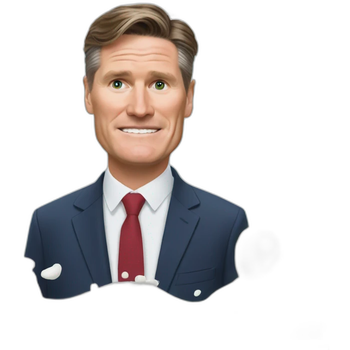 keir starmer coconut milk accident emoji