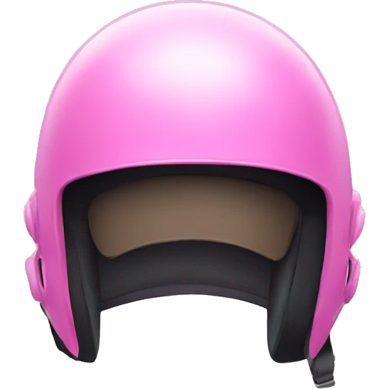 a helmet with pink bows emoji