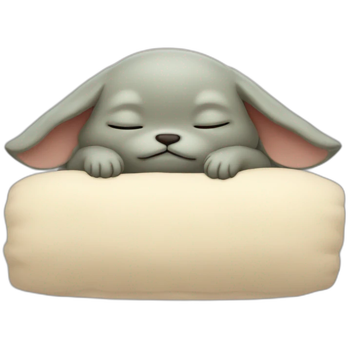 Grogu sleeping emoji