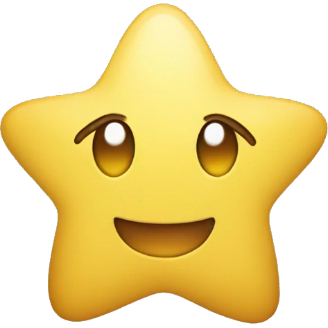 estrella amarilla emojis de iphone emoji