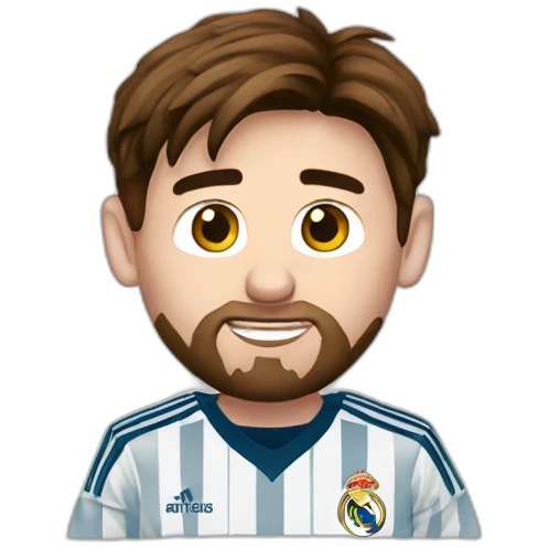 Leo-messi-real-madrid emoji