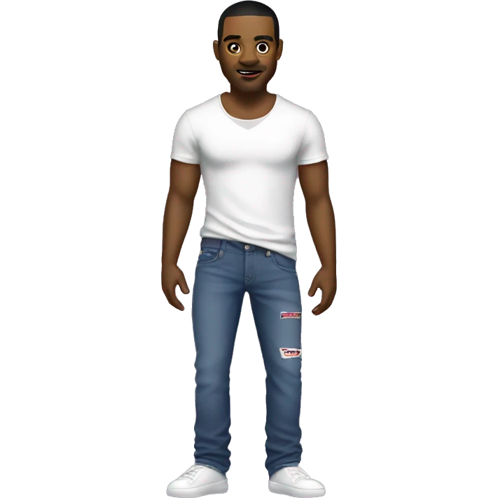 Atlanta gangster w purple brand jeans emoji
