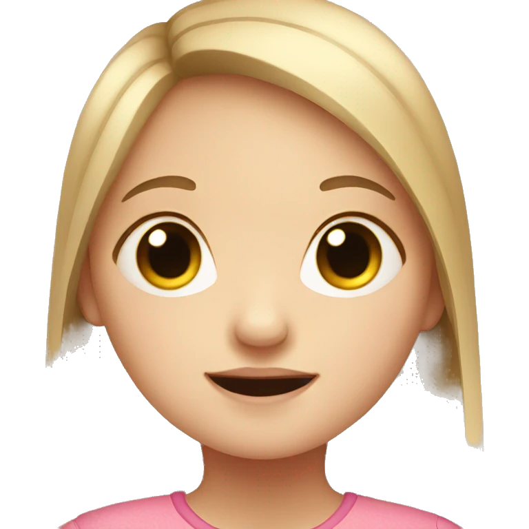 Girl with Down syndrome  emoji