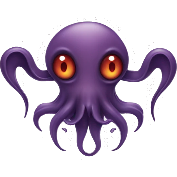 squid with smiling devil emoji