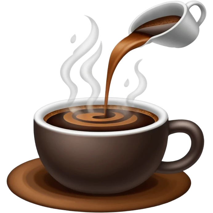 spilled coffee emoji