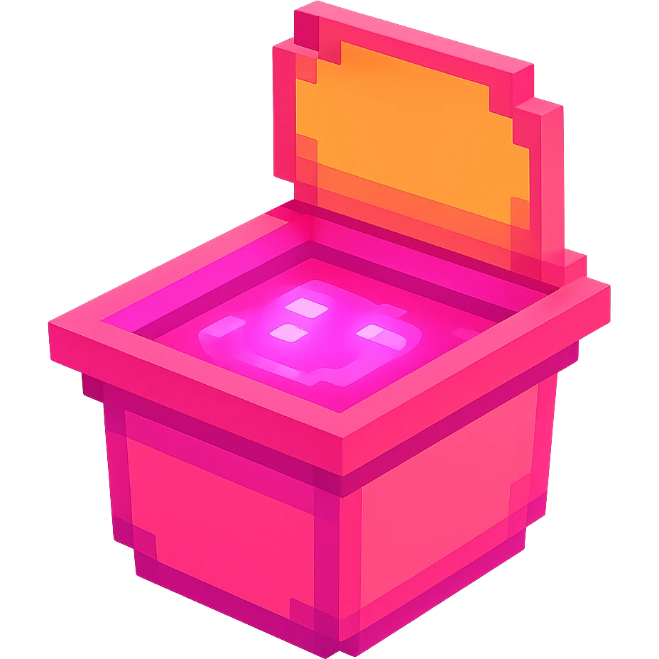 сделай соус из фастфуда розовый светящийся, no background  emoji