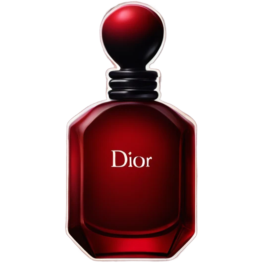 Dior perfume dark red bottle hypnotic poison emoji
