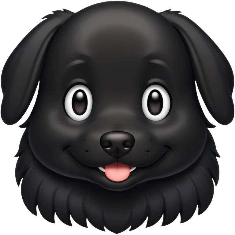 perro negro emoji para copiar y egar emoji