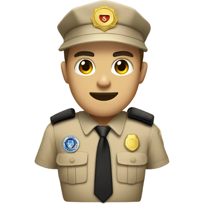 Security beige emoji