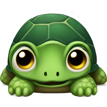Sad turtle emoji