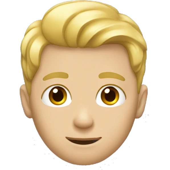 Blonde guy emoji