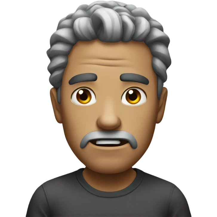 Mean mugging emoji