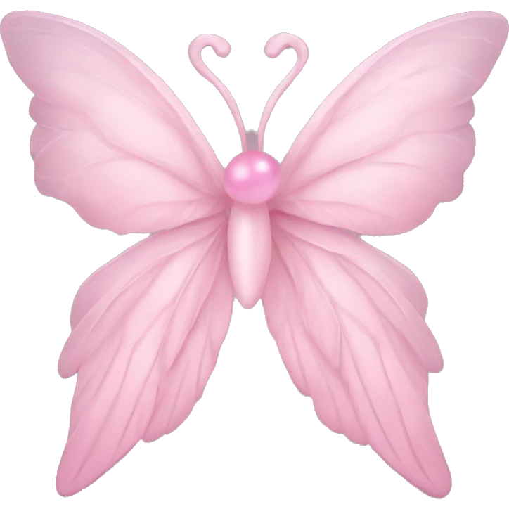 light pink fairy wings emoji