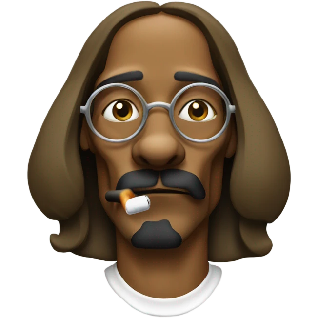 Snoop dog smoking emoji