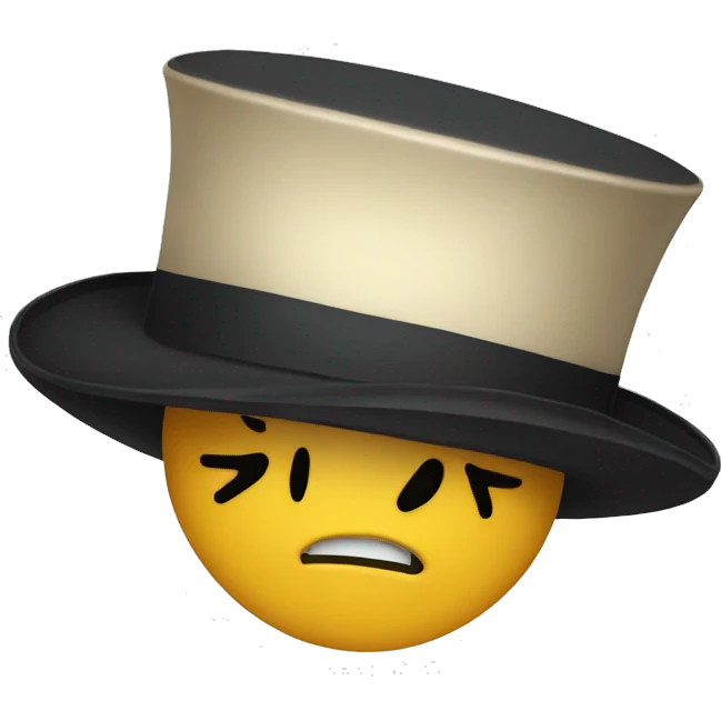 Tophat emoji