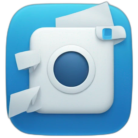 Blue Instagram certification logo emoji