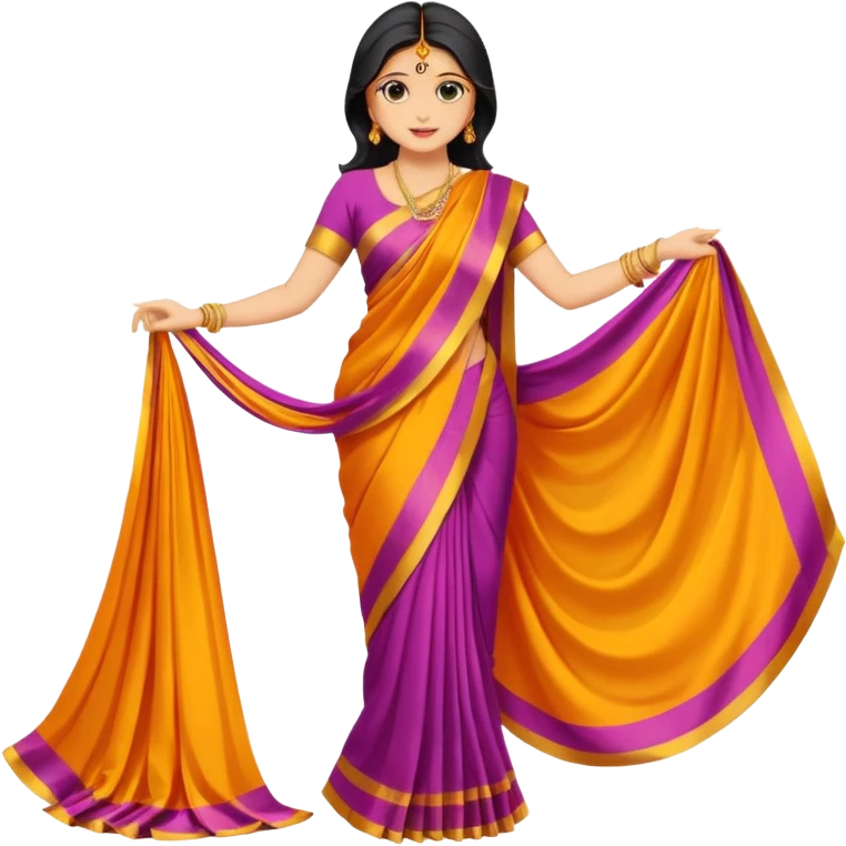 saree without woman emoji