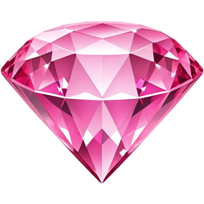 Pink dazzling diamond  emoji