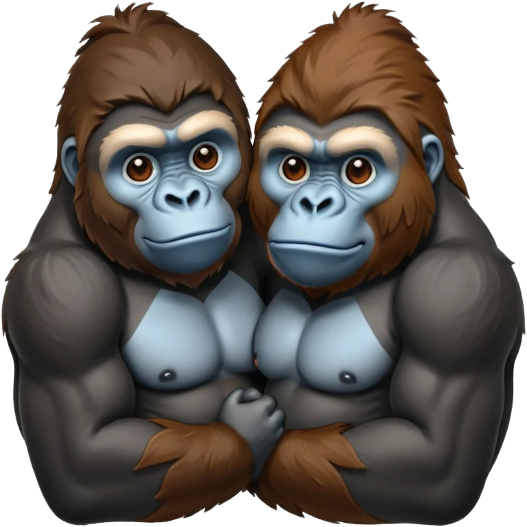 gorilla couple emoji