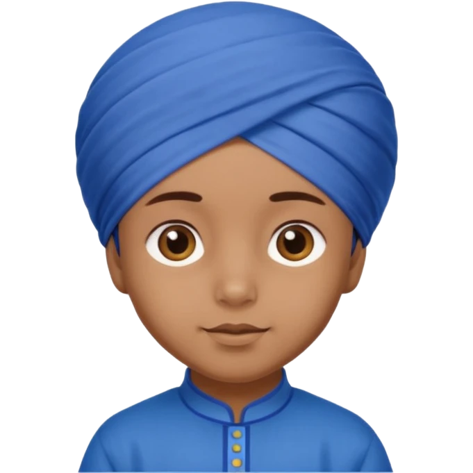 Sikh child wearing patka  emoji